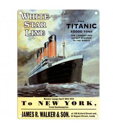 PLAQUE 15X20 TITANIC C3