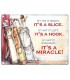 PLAQUE 15X20 GOLF IT'S A MIRACLE C3