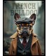 PLAQUE 20X30 BULLDOG FRANCAIS C2