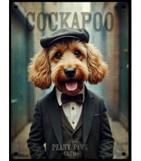 PLAQUE 20X30 COCKAPOO C2