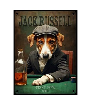 PLAQUE 20X30 JACK RUSSELL C2
