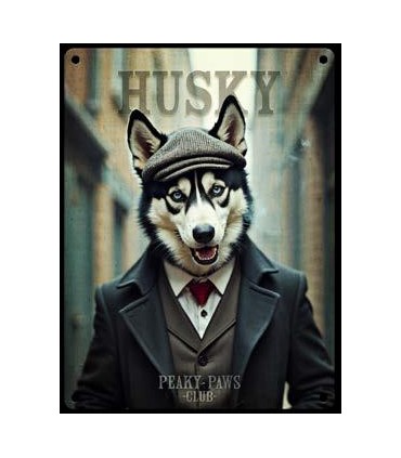 PLAQUE 20X30 HUSKY C2