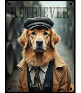 PLAQUE 20X30 GOLDEN RETRIEVER C2