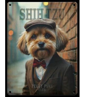 PLAQUE 20X30 SHIH TZU C2