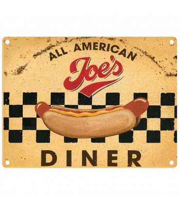 PLAQUE 50X70 JOE'S DINNER