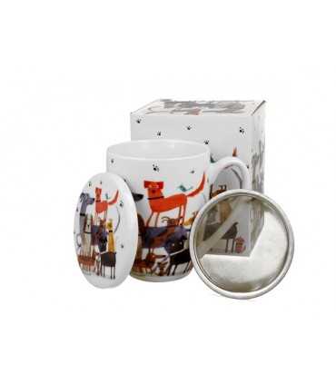 TISANIERE FILTRE 430ML CHIENS PROMENADE C3