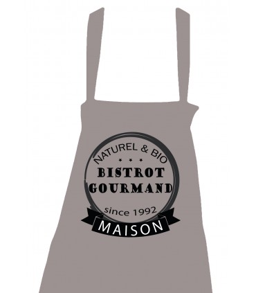TABLIER GRIS BISTROT GOURMAND C2