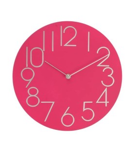 PENDULE ROSE DIAM 30 CM*