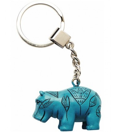 PORTE CLEFS HIPPOPOTAME EGYPTIEN C10