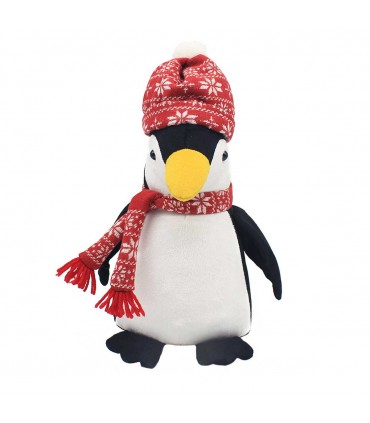 CALE PORTE PINGOUIN NOËL 29X20X47