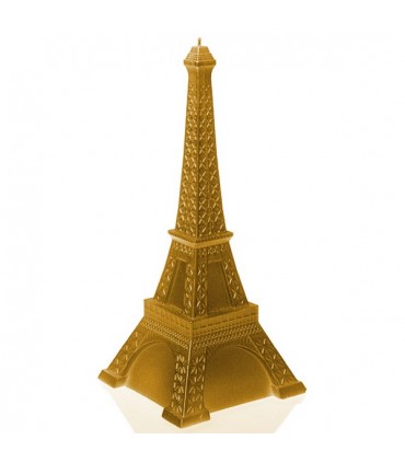 BOUGIE TOUR EIFFEL GOLD 70H 33X14.5X14.5