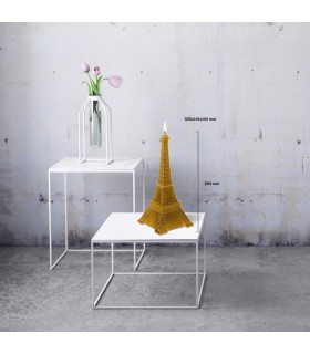 BOUGIE TOUR EIFFEL GOLD 70H 33X14.5X14.5