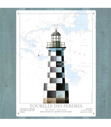 PLAQUE 30X40 TOURELLE DES PERDRIX