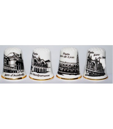 DE LES GARES PARISIENNES NOIR ET BLANC 7 MODELES