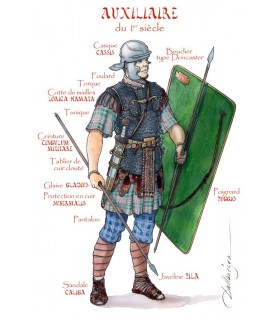 CARTE AUXILLAIRE FIN 1°SIECLE X25