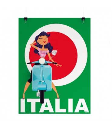 AFFICHE ITALIA 30X40