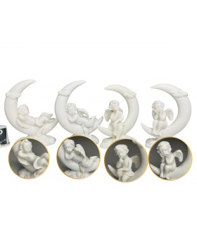 ANGE LUNE 6.8X3.8X9 SET DE 8 ASS