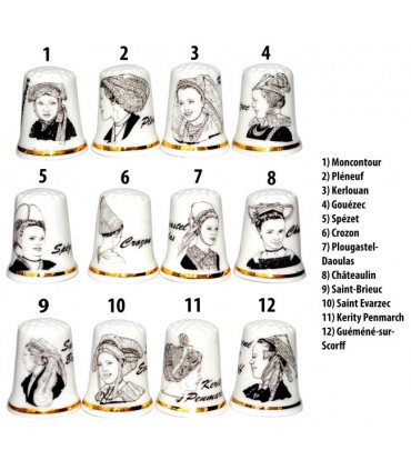 DE BRETAGNE-COIFFES 12 MODELES ASSORTIS
